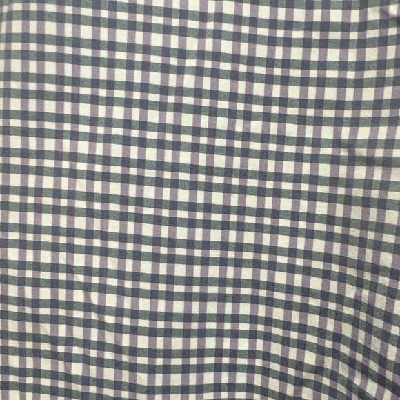 PETER MILLAR MENS SHIRT GRAY PURPLE‎ PLAID FLEX FINISH EXCELLENT - Picture 2 of 4